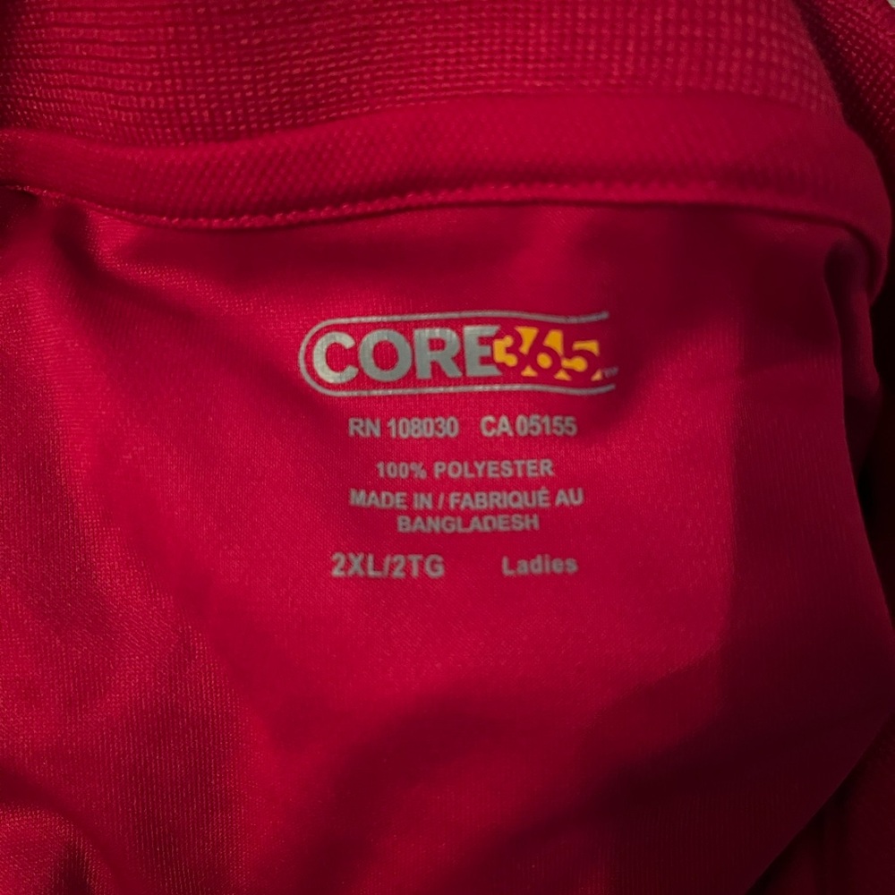 Tractor Supply Co. Women's Red Short Sleeve Polo - Picture 3 of 3